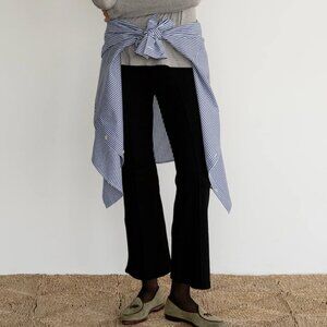 Donni Kick-Flare Pants in Jet